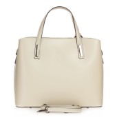 Geanta dama din piele naturala DiAmanti Melania Beige